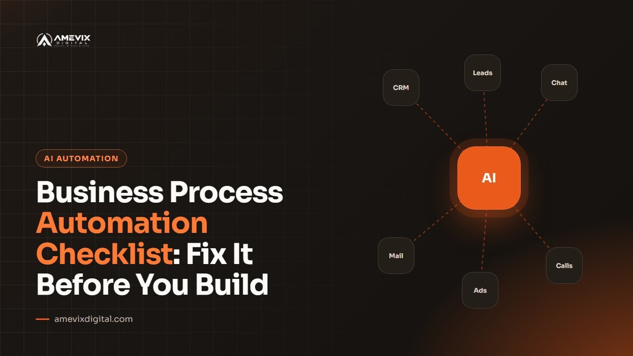 Business Process Automation Checklist: Fix It Before You Build article